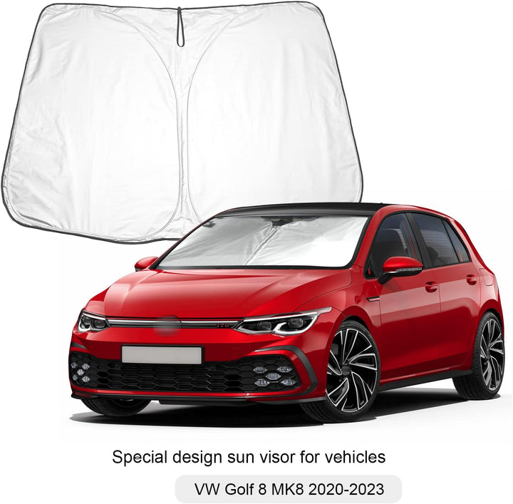 BIXUAN Sonnenschutz kompatibel mit VW Golf 8 MK8 2020 2021 2022 2023 Windschutzscheibe für das Auto