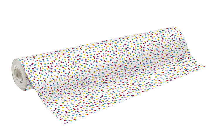 Clairefontaine 211942C - Rolle Geschenkpapier Alliance 60g, 50x0,70m, ideal für Geschenke, Punkte, 1