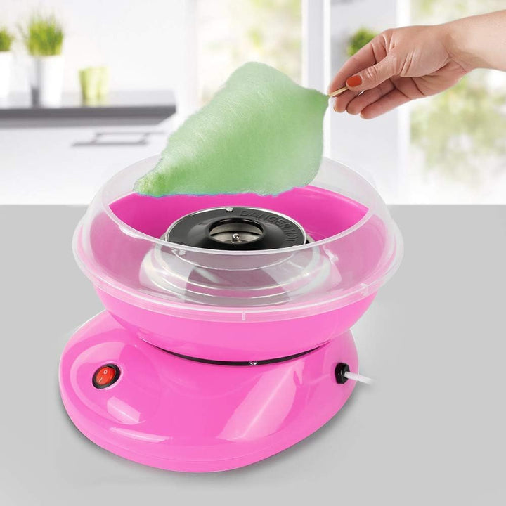 XUANYU 450W Zuckerwattemaschine Set für Zuhause Cotton Candy Machine mit Messlöffel und 10er Stäbche
