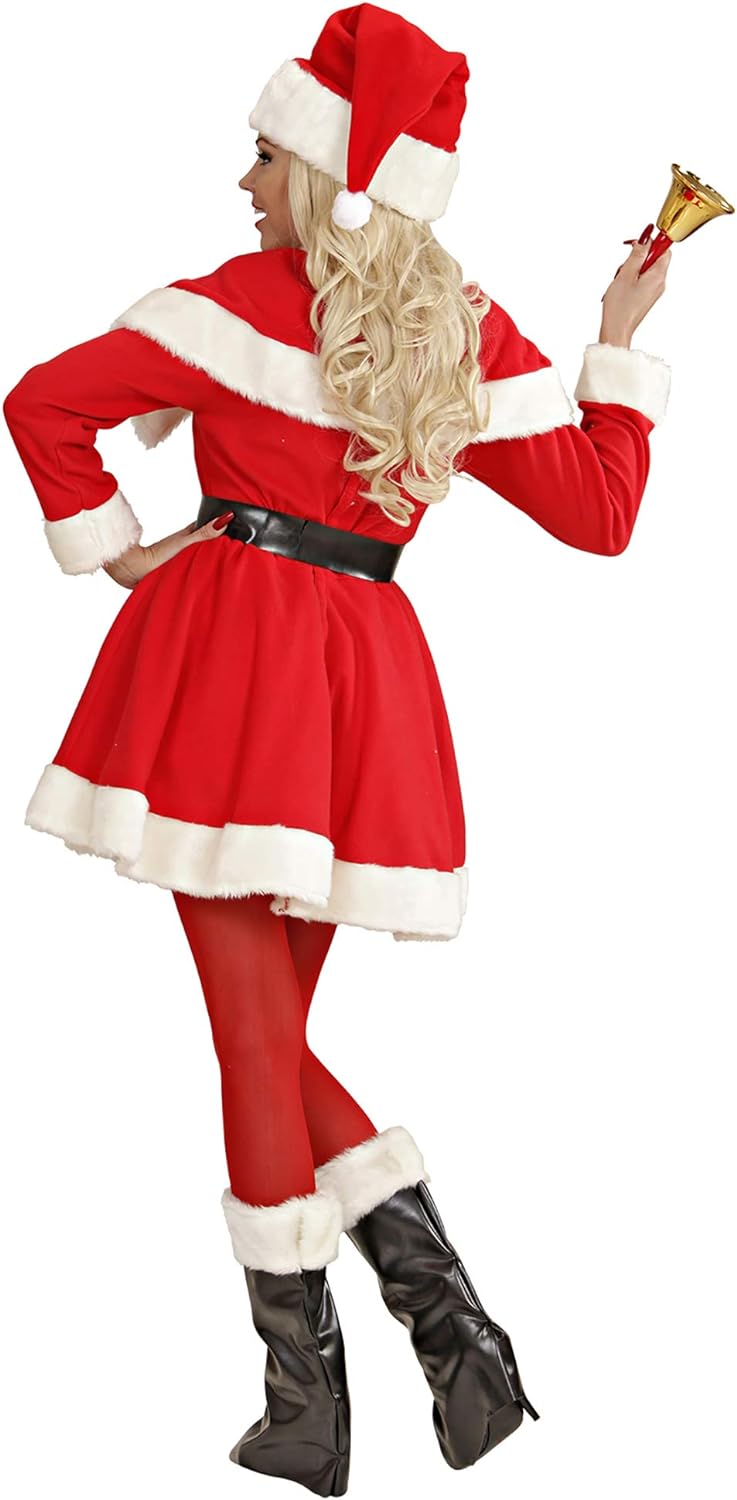 WIDMANN 15491 COSTUME MAMMA NATALE S SUPER IN FLANELLA 