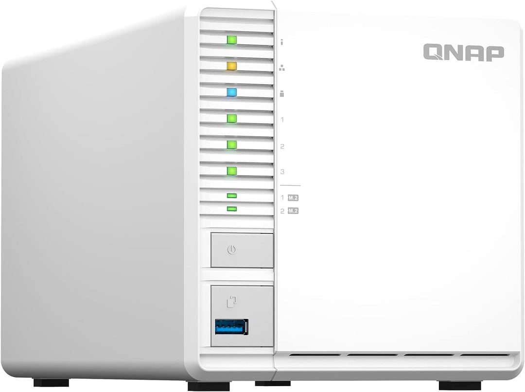 Qnap TS-364-8G | 3-Bay, 2X M.2 Slot, 2.5GbE Tower NAS