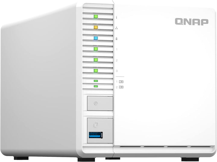 Qnap TS-364-8G | 3-Bay, 2X M.2 Slot, 2.5GbE Tower NAS