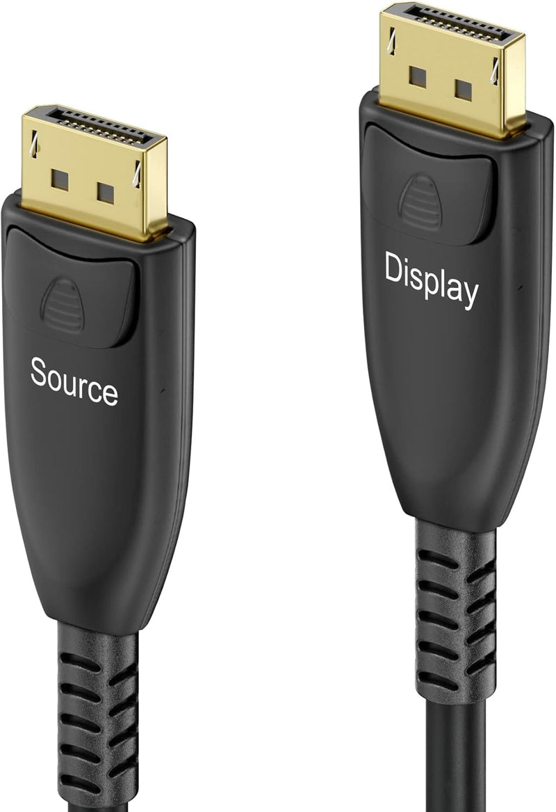 conecto DisplayPort 8K Glasfaser Premium AOC Extender Kabel, Hybridkabel (Glasfaser/Kupfer), schwarz