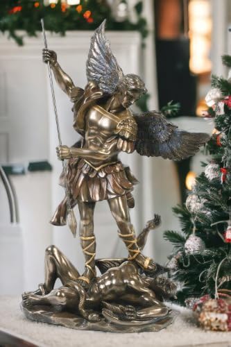 * Sale * - Archangel St Saint Michael Statue Sculpture Magnificent by Pacific Giftware
