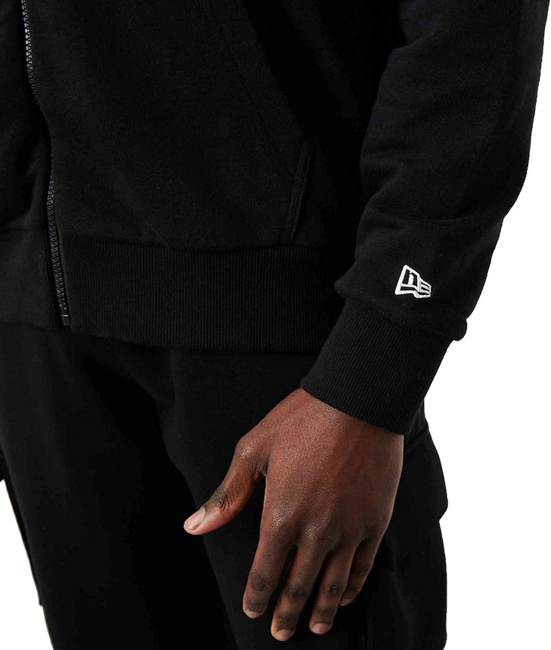 New Era - NBA Brooklyn Nets Script Graphic Zip Hoodie Farbe Schwarz M Schwarz, M Schwarz