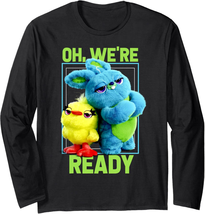 Pixar Toy Story 4 Ducky & Bunny Oh, We're Ready Langarmshirt