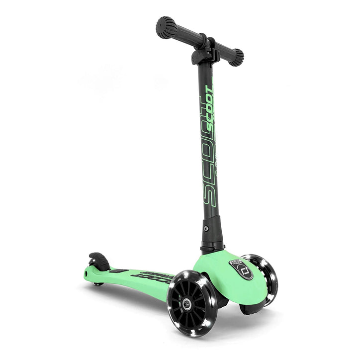 Scoot & Ride Highwaykick 3 LED Steel os Grün, Grün