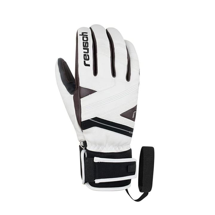 Reusch Damen X extra Warmer, wasserdichter und atmungsaktiver Skihandschuh 8 EU Blanc, 8 EU Blanc
