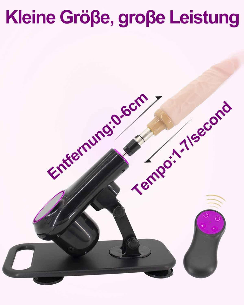 Fredorch New Upgraded Automatic Sex Macchina mit 3xlr Attachment, leicht und einfach zu tragen, Mult