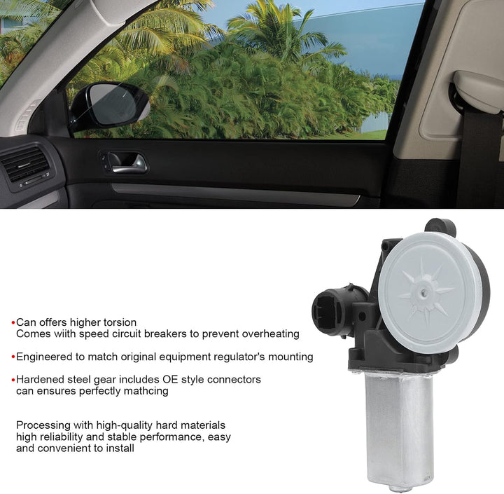 Qiilu Fensterhebermotor, Fensterhebermotor, Elektrischer Fensterhebermotor, Power Window Motor, Fron