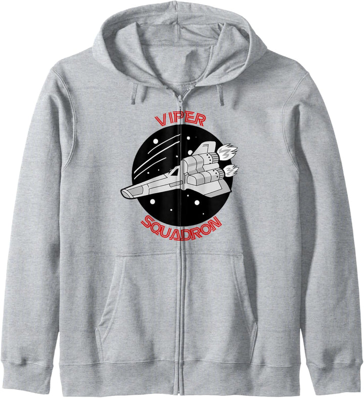 Battlestar Galactica Viper Squadron Cartoon Logo Kapuzenjacke