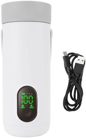 Keenso Reise-Wasserkocher, Edelstahl, Tragbar, 27000 MAh Akku, Schnelles Kochen in 10 Minuten, für C