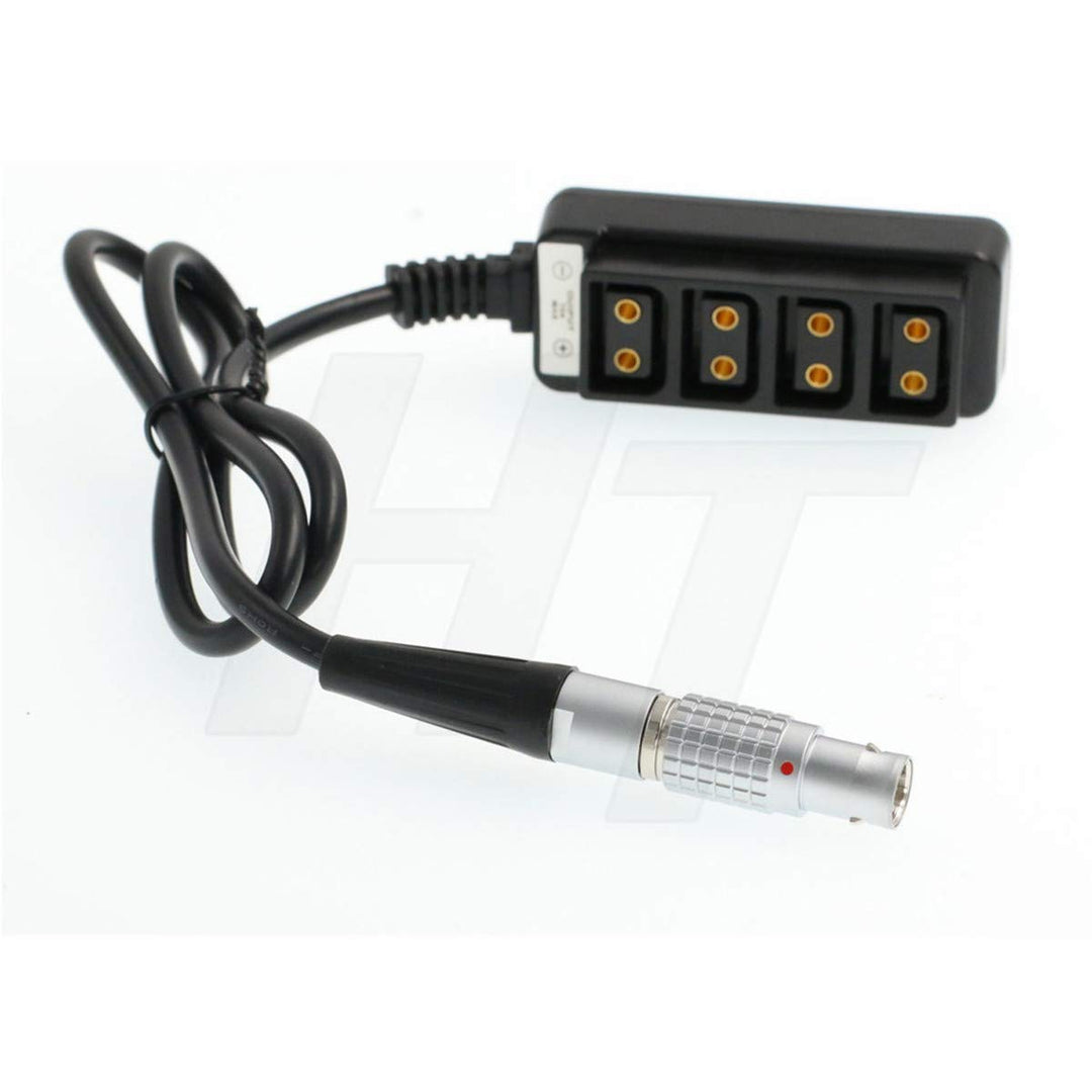 HangTon D-tap P-tap Adapter Power Splitter 1 to 4 for DJI RONIN 2 14.4V Port to Monitor, Focus Motor