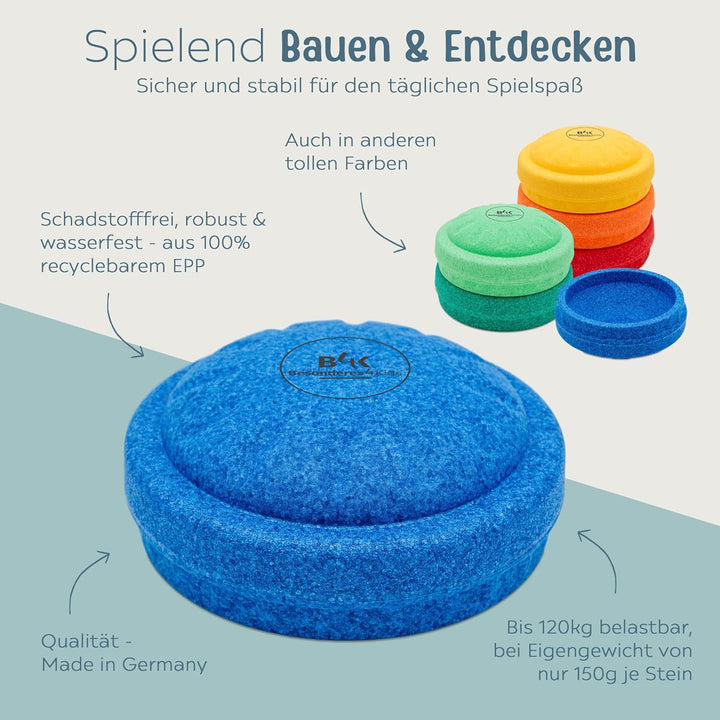 Stapelwelt MyFunStone Spielstein Balancierstein, Besonderes4Kids, kompatibel mit anderen Balancierst
