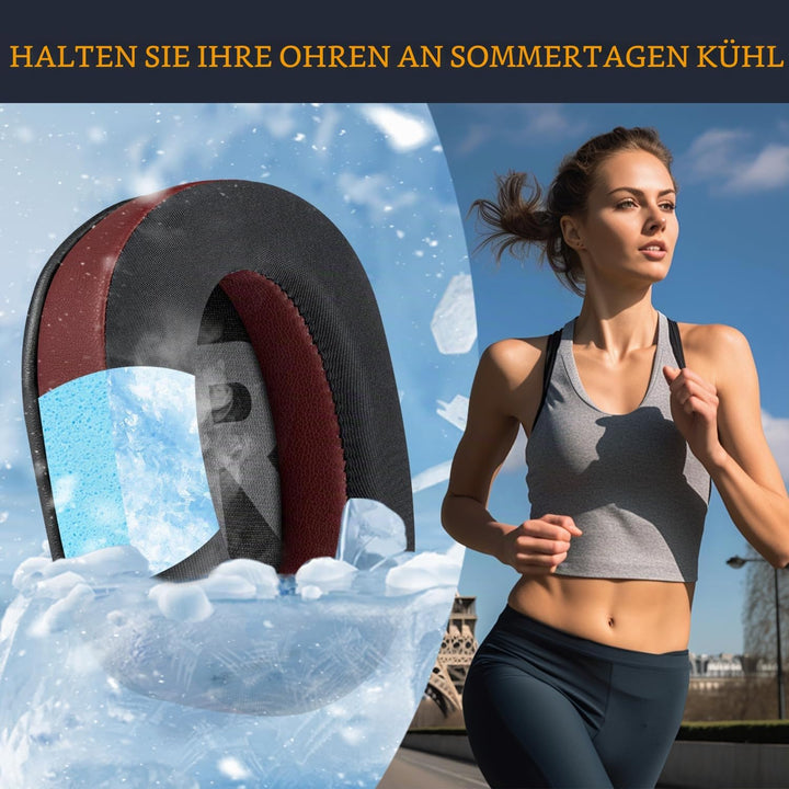 SOULWIT Kühlgel Ersatzpolster Ersatz Ohrpolster für Logitech G Pro, G Pro X, G Prox 2, G Pro X SE Ko