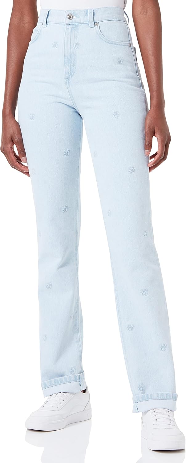 HUGO Damen Gayang/Long Jeans 25W / 34L Turquoise/Aqua440, 25W / 34L Turquoise/Aqua440