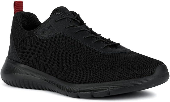 Geox Jungen U Monreale Sneaker 39 EU Schwarz, 39 EU Schwarz