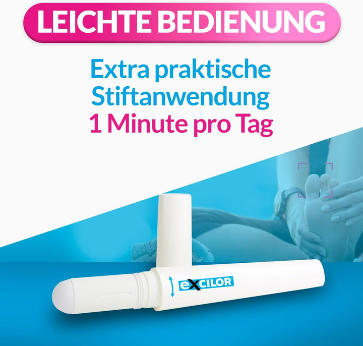 EXCILOR EASY PEN - Nagelpilz-Behandlung - Einfacher Stift - Aktiv gegen Vergilbung - Besonders prakt