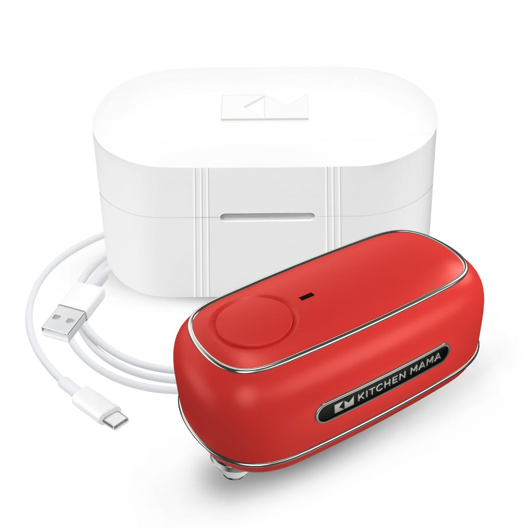 Orbit One wiederaufladbarer Dosenöffner von Kitchen Mama: Freihändige Bedienung, Aufladen über USB-C