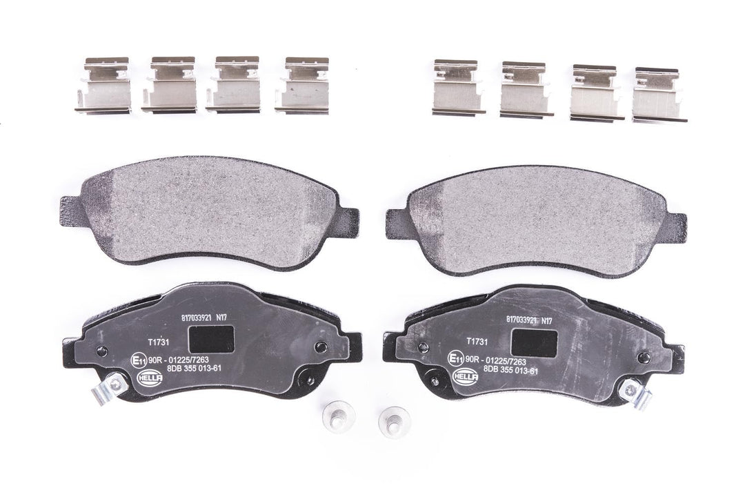 HELLA PAGID 8DB 355 013-611 Bremsbelagsatz - T1731 - Dicke/Stärke: 19mm - Bremssystem: Bosch - mit a
