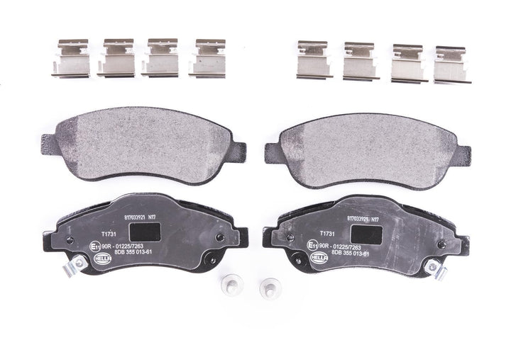 HELLA PAGID 8DB 355 013-611 Bremsbelagsatz - T1731 - Dicke/Stärke: 19mm - Bremssystem: Bosch - mit a
