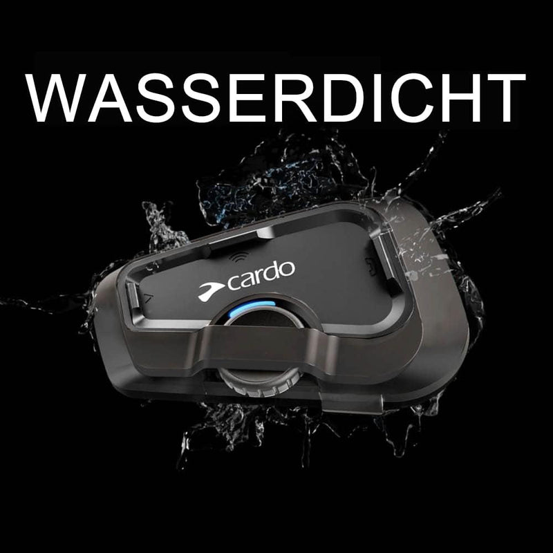 CARDO, kostenloses Motorrad-Gegensprechanlagen-Kit Bluetooth Freecom 2X Duo Zweierpackung Freecom 2X