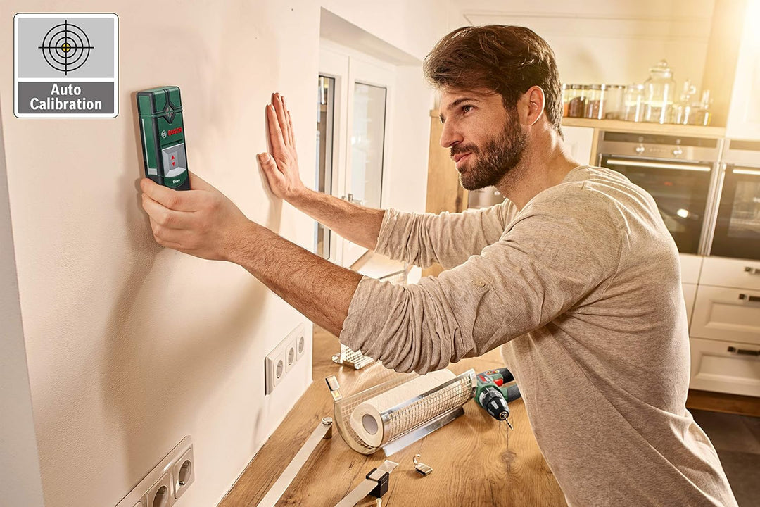 Bosch Ortungsgerät Truvo (Ein-Knopf-Bedienung für einfache Nutzung, Strom & Metall
