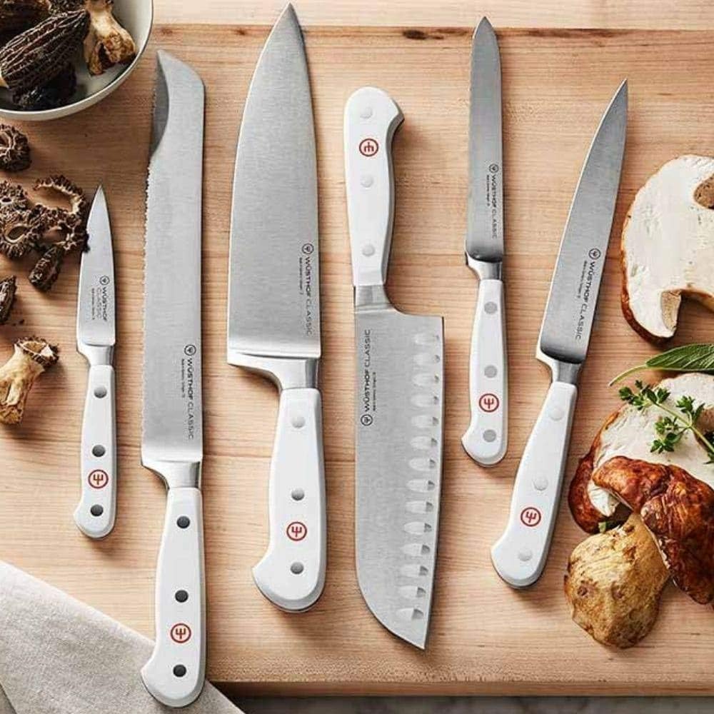 WÜSTHOF Classic White Santoku 17 cm Weiss 17 cm, Weiss 17 cm