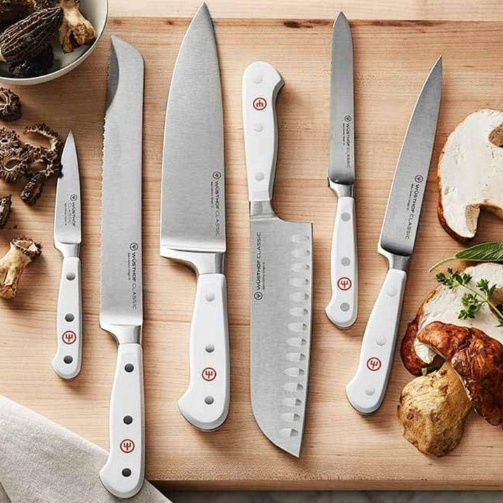 WÜSTHOF Classic White Santoku 17 cm Weiss 17 cm, Weiss 17 cm
