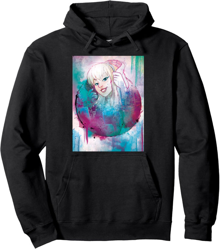 Marvel Rising Secret Warriors Ghost-Spider Watercolor Pullover Hoodie