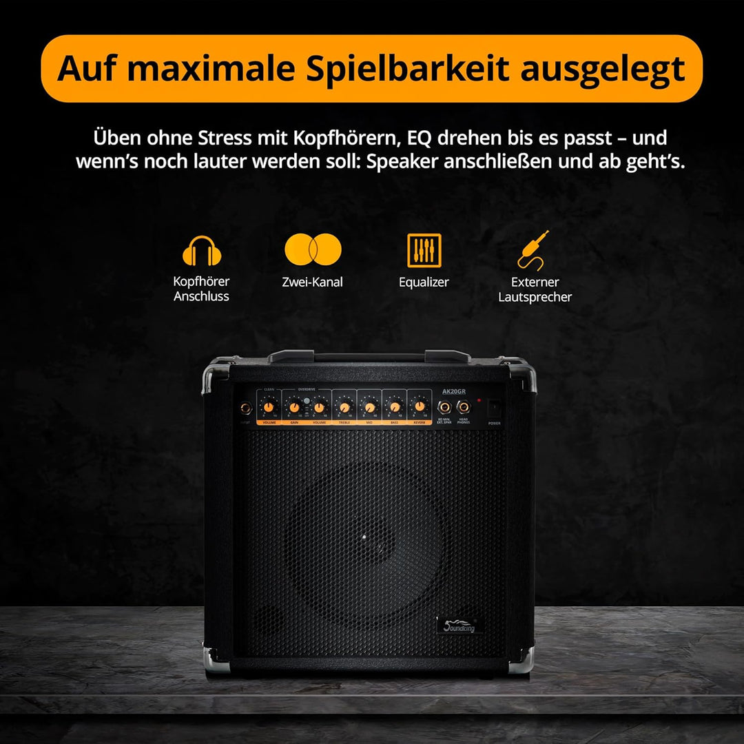 Soundking AK20-GR Gitarrencombo - 2-Kanal, 60 Watt