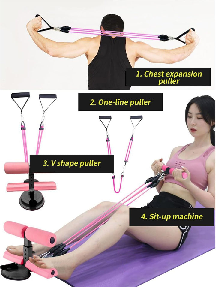 Situp, Bauchtrainingsassistent, Suction Foot Support, 7,87 Zoll (7,87 Zoll), verstellbar, Height Tra