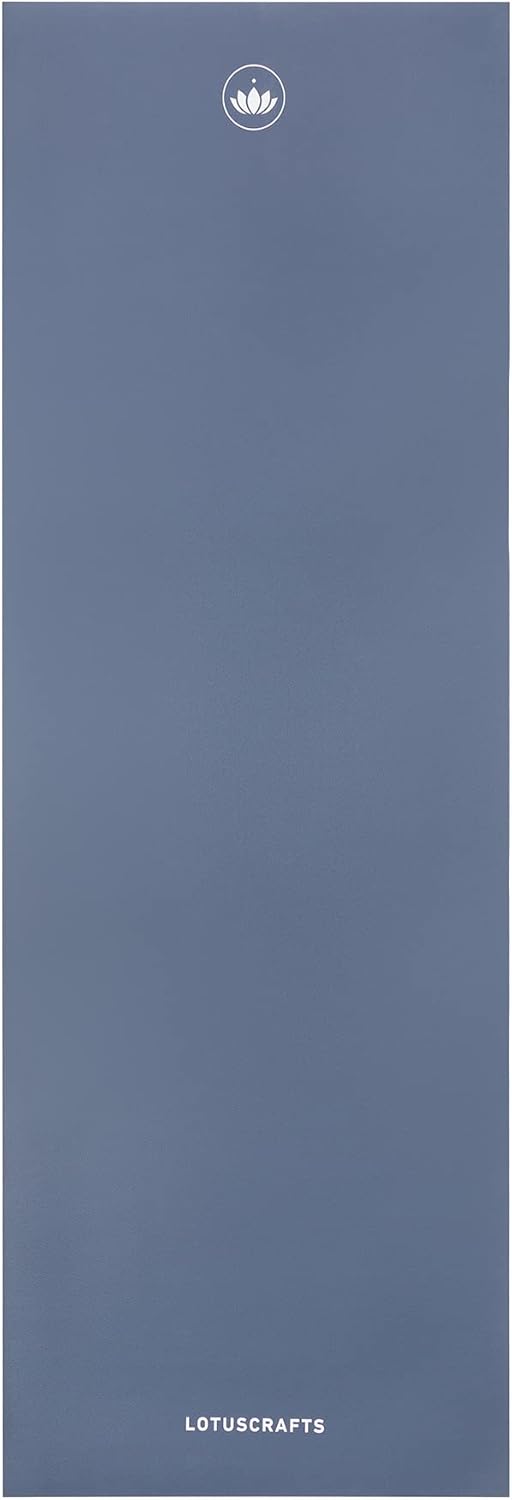 Lotuscrafts® Yogamatte dünn und faltbar, aus Naturkautschuk, Made in Spain, 1kg leiche Reisematte, 1