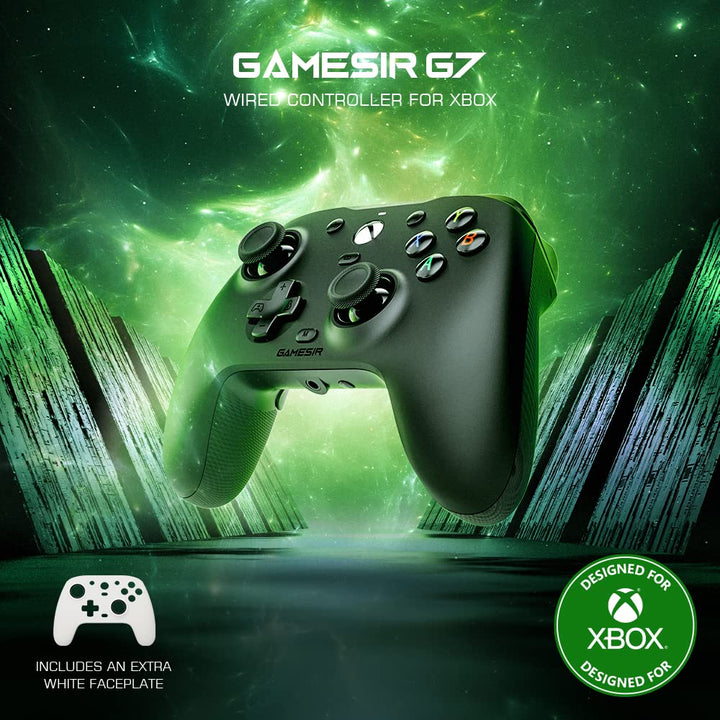 GameSir G7 Custom Wired Gaming Controller für Xbox Series X|S, Xbox One, 2 austauschbare lackfreundl