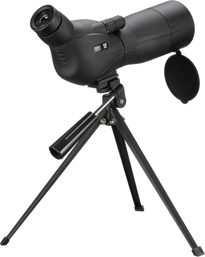Optus Spektiv 20-60x60 Zoom Monokular Fernrohr mit Stativ, 45° Einblick, Twist-up-Augenmuschel, Tele