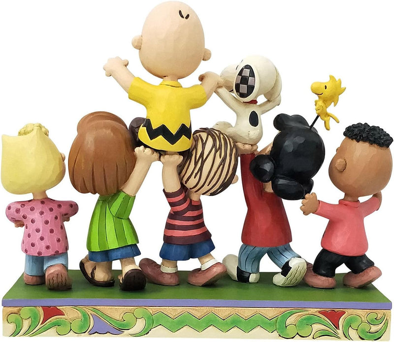 Enesco Peanuts by Jim Shore The Gang Grand Celebration Figur, 19 cm, Mehrfarbig