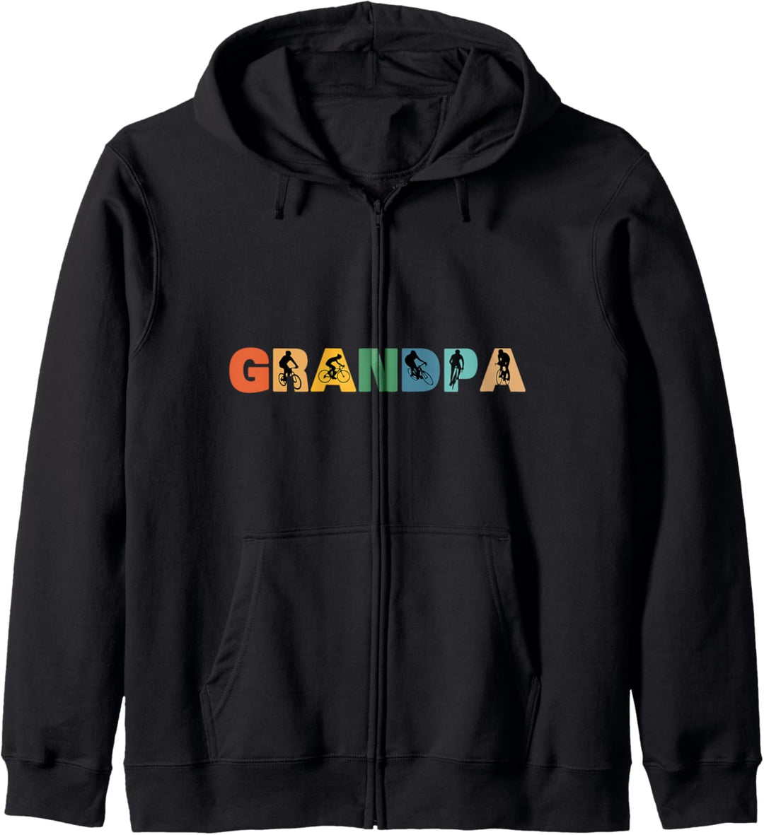 Retro-Radfahren Opa, Rentner Geschenke für Männer Kapuzenjacke