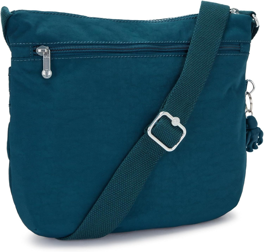 Kipling Unisex ARTO Medium Crossbody, Cosmic Emerald, Cosmic Emerald
