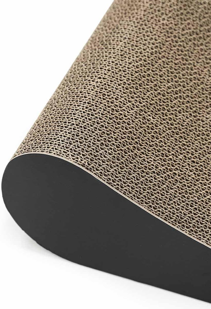 Petrebels Kratzpappe Lily 75, Katzen Kratzbrett aus sehr stabilem Karton, Kratzkarton 75 x 31 x 13 c