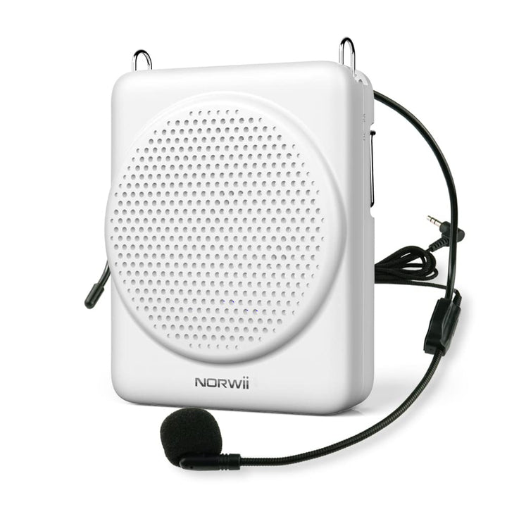 NORWII Mini-Sprachverstärker Mikrofon Headset, 3 Stunden Schnellladung und bis zu 30 Stunden Wiederg