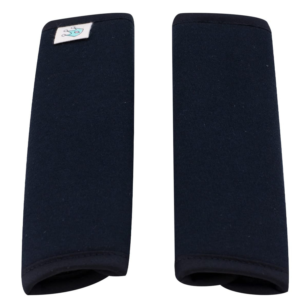 JYOKO KIDS Gurtpolster Universal für Babyschale, Buggy, Autositz (17 x 18, Black Series) Black Serie