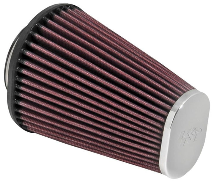 K&N RC-3680 KFZ und Motorrad Universal Chrom Filter Rot