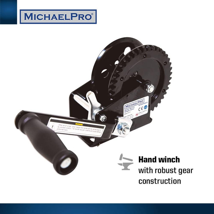 MichaelPro MP009060 Handwinch Single Gear, 960 Kg