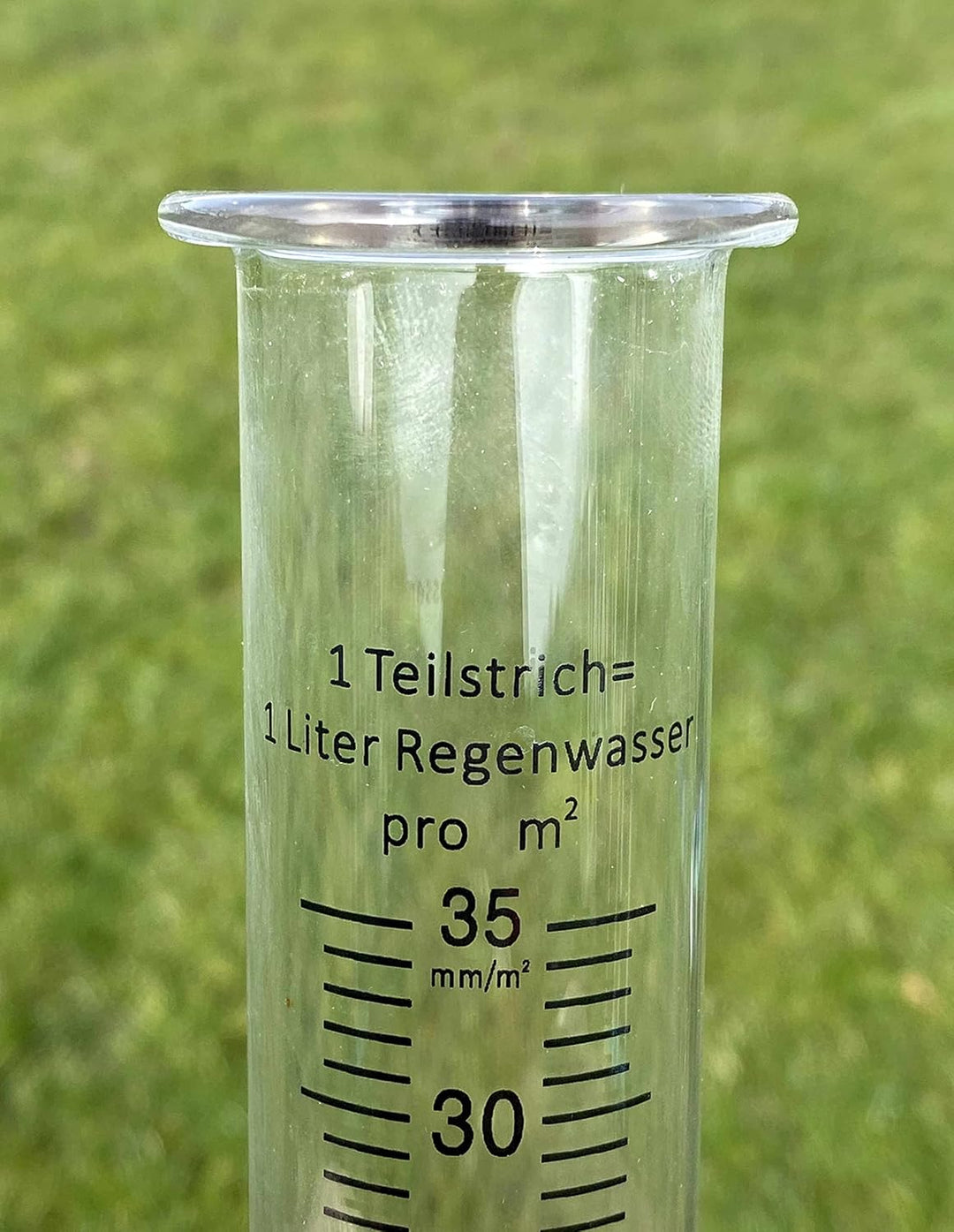 DanDiBo Regenmesser Glas 15 cm [bis 35 mm/m²] 556660 - Ersatzglas für Niederschlagsmesser Wetterfros