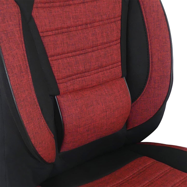BREMER SITZBEZÜGE Mass Sitzbezüge Schonbezüge für VW Golf 4 KT102 KT102 - Schwarz/Rot Golf 4, KT102