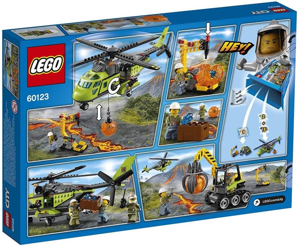 LEGO City 60123 - Vulkan-Versorgungshelikopter