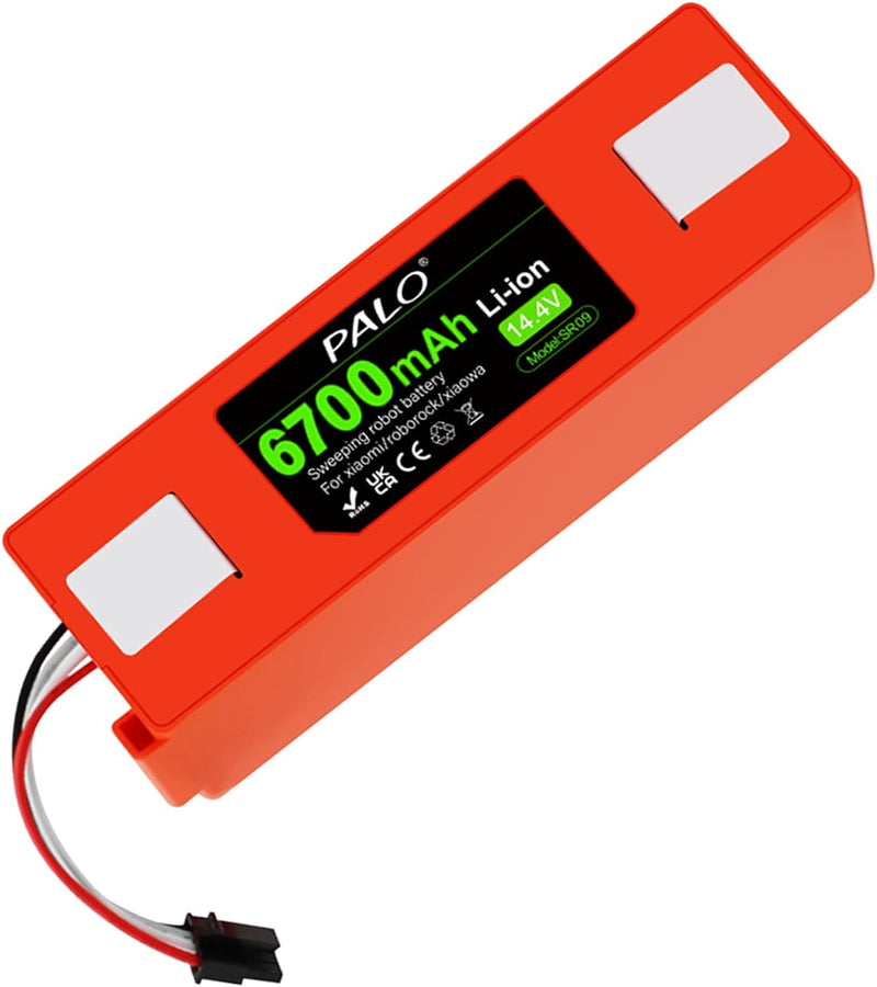 6700mAh Akku für Xiaomi Roborock S5, S5 Max, S50, S6, S6 MaxV, S7, Q7 Max V Ultra Pure, Brr-2p4s-520