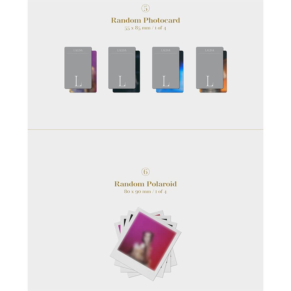 LALISA LISA First Single Album [Incl. Pre-Order Benefit] (GOLD VER.)