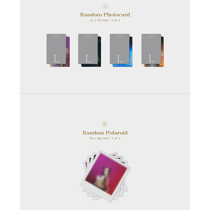 LALISA LISA First Single Album [Incl. Pre-Order Benefit] (GOLD VER.)