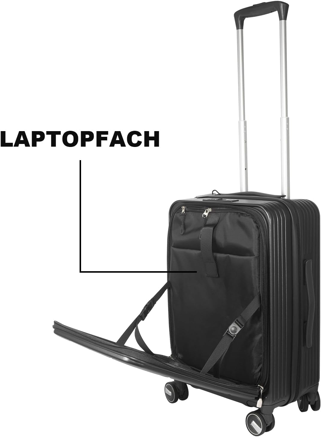 Erweiterbares Hartschalenkoffer Set, mit deutschem Polycarbonat hergestellt, 3-teilig, Spezielles Fr